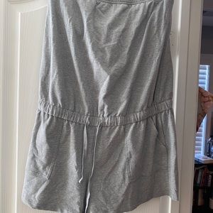 Gray romper
